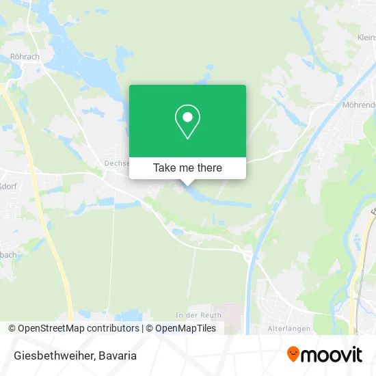 Карта Giesbethweiher