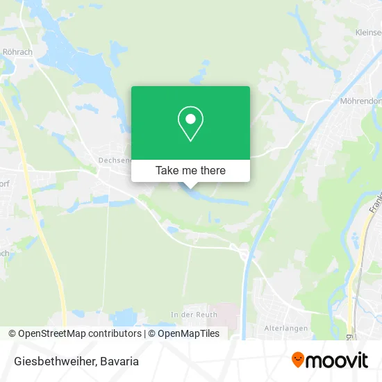 Карта Giesbethweiher