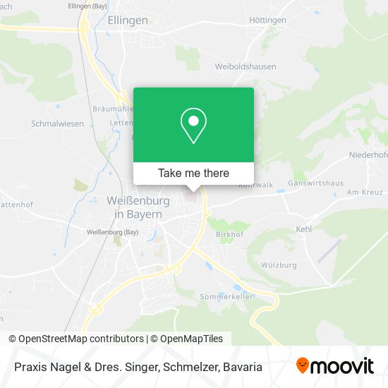Praxis Nagel & Dres. Singer, Schmelzer map