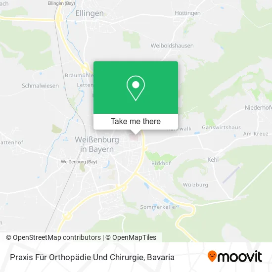 Карта Praxis Für Orthopädie Und Chirurgie