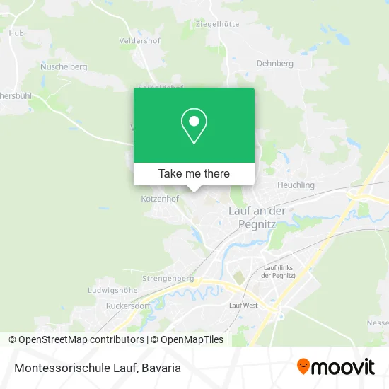 Montessorischule Lauf map