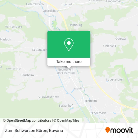 Карта Zum Schwarzen Bären