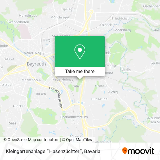 Карта Kleingartenanlage ""Hasenzüchter""