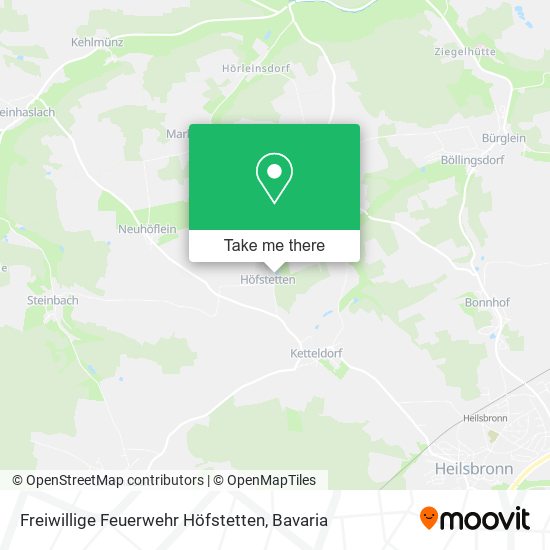 Freiwillige Feuerwehr Höfstetten map