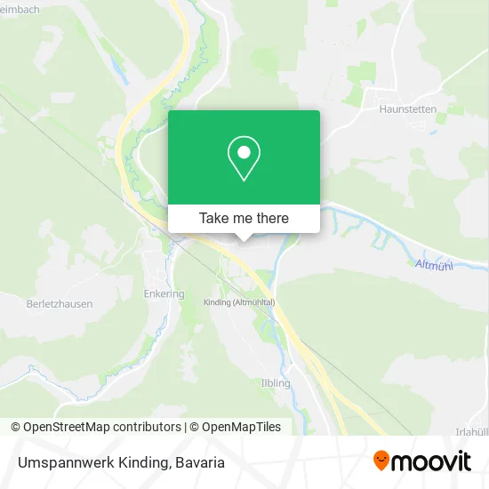 Карта Umspannwerk Kinding