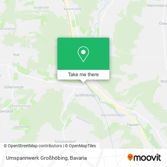 Карта Umspannwerk Großhöbing