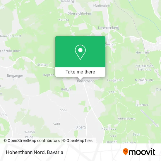 Карта Hohenthann Nord