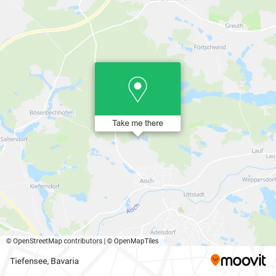 Карта Tiefensee