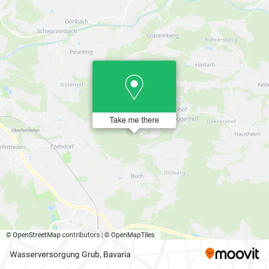 Карта Wasserversorgung Grub