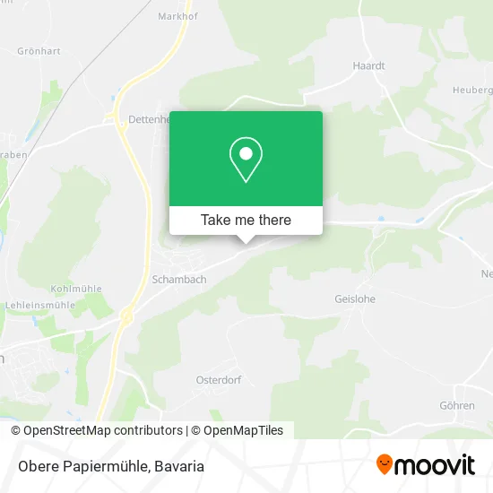 Карта Obere Papiermühle