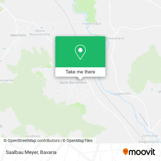 Карта Saalbau Meyer