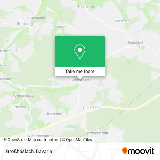 Карта Großhaslach