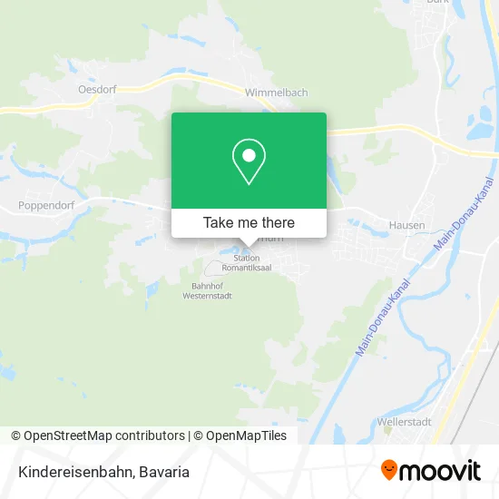 Карта Kindereisenbahn