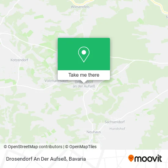 Карта Drosendorf An Der Aufseß