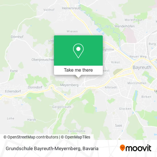 Карта Grundschule Bayreuth-Meyernberg
