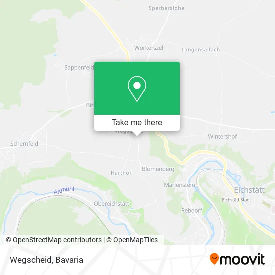 Карта Wegscheid