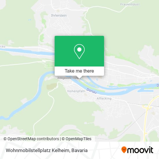 Карта Wohnmobilstellplatz Kelheim