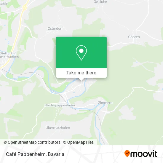 Карта Café Pappenheim