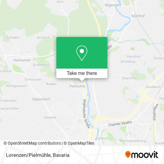 Lorenzen/Pielmühle map