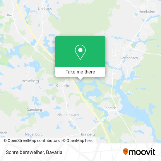 Карта Schreibersweiher