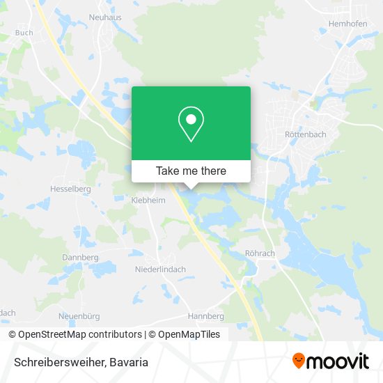 Карта Schreibersweiher