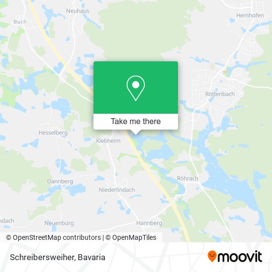 Карта Schreibersweiher