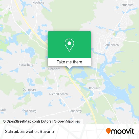 Карта Schreibersweiher