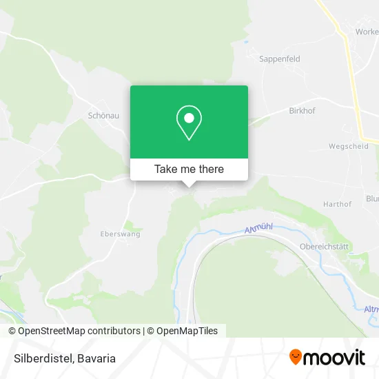 Карта Silberdistel