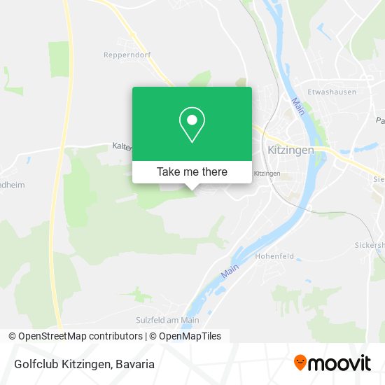 Golfclub Kitzingen map