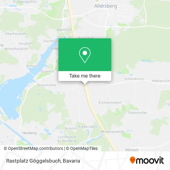 Rastplatz Göggelsbuch map