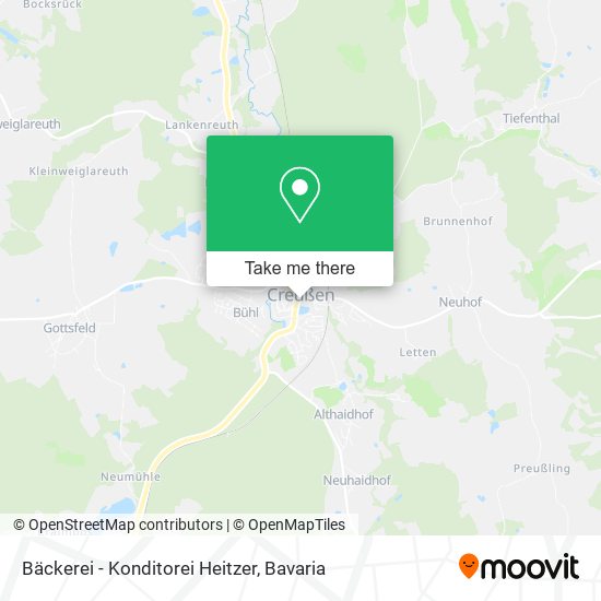 Bäckerei - Konditorei Heitzer map