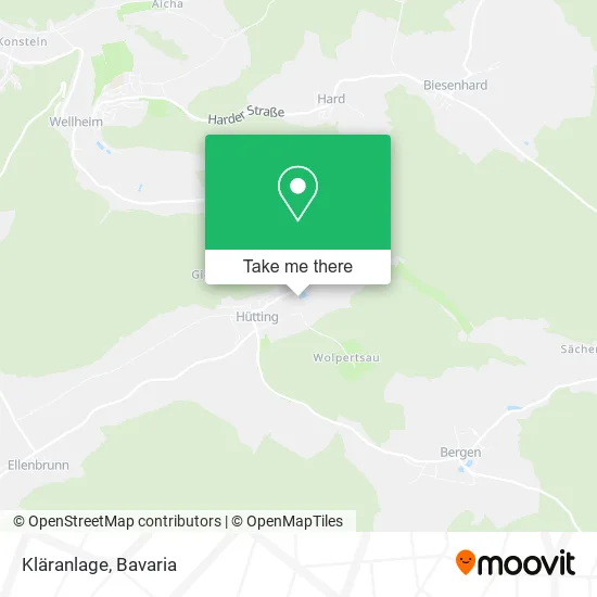 Карта Kläranlage