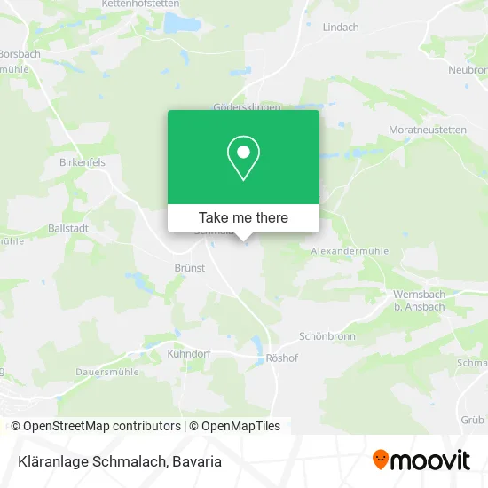 Карта Kläranlage Schmalach