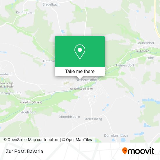 Zur Post map