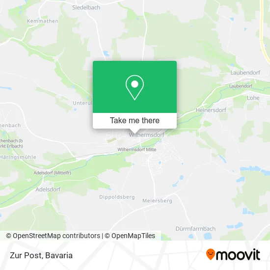 Карта Zur Post