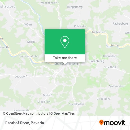 Gasthof Rose map