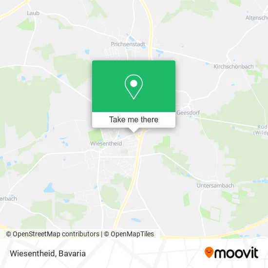 Карта Wiesentheid