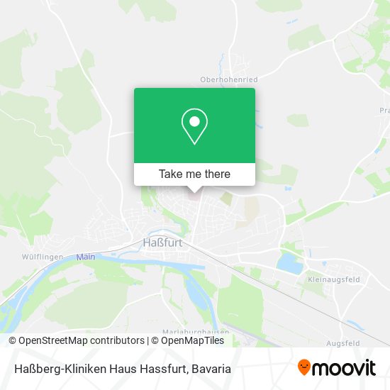 Haßberg-Kliniken Haus Hassfurt map