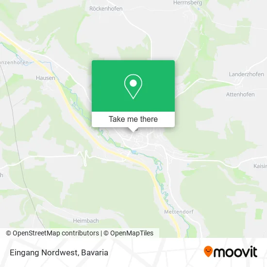 Карта Eingang Nordwest