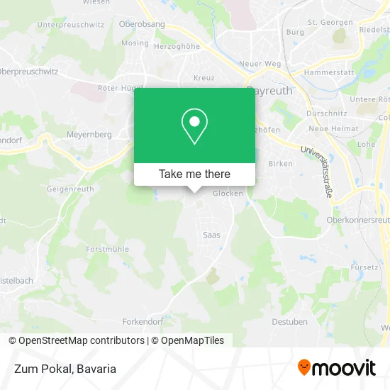 Карта Zum Pokal