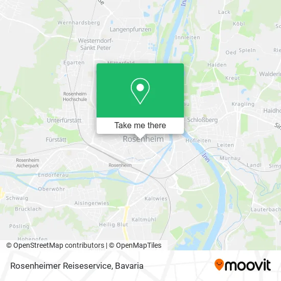 Карта Rosenheimer Reiseservice