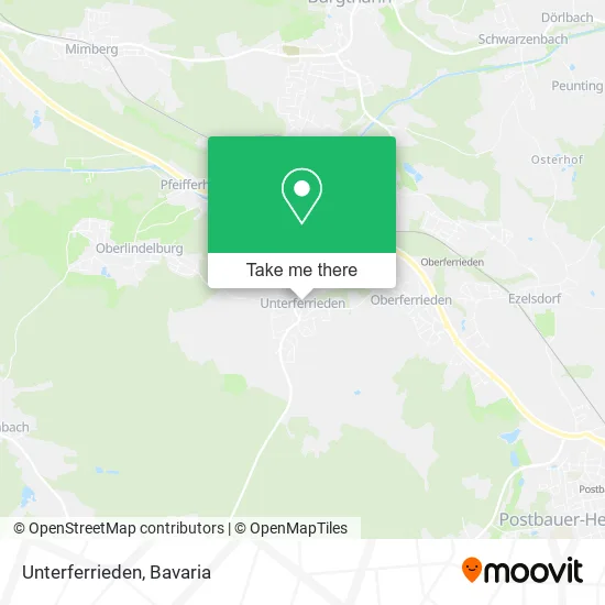 Карта Unterferrieden