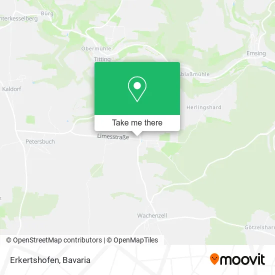 Карта Erkertshofen