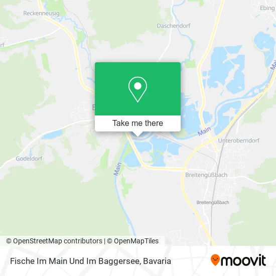Карта Fische Im Main Und Im Baggersee