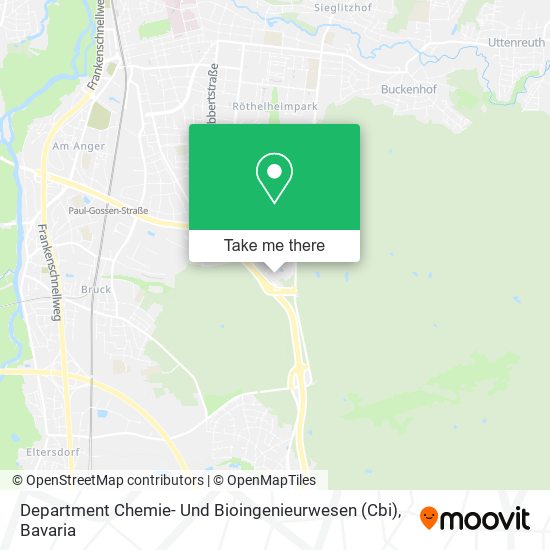 Department Chemie- Und Bioingenieurwesen (Cbi) map