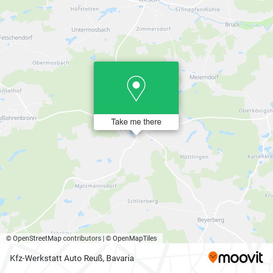 Kfz-Werkstatt Auto Reuß map
