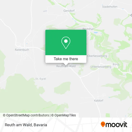 Карта Reuth am Wald