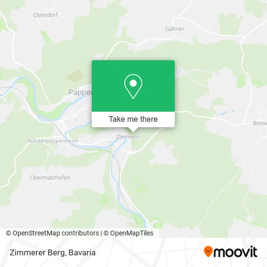 Карта Zimmerer Berg