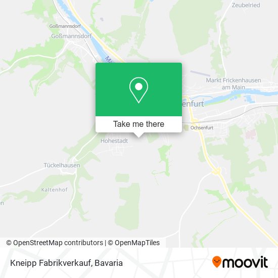 Kneipp Fabrikverkauf map