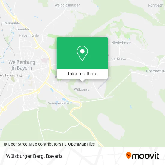 Карта Wülzburger Berg